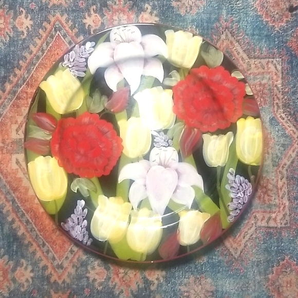 Beautiful Nightime 13 in Charger Plate - Picture 1 of 7